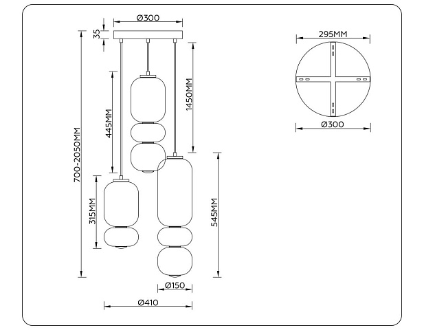 Подвесной светильник Ambrella Light LH11036