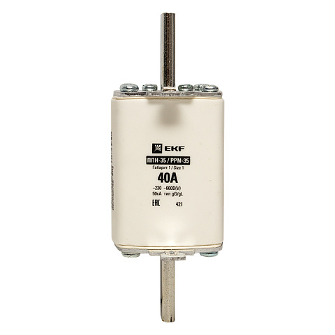 EKF PROxima Плавкая вставка ППН-35 250/ 40А габарит 1