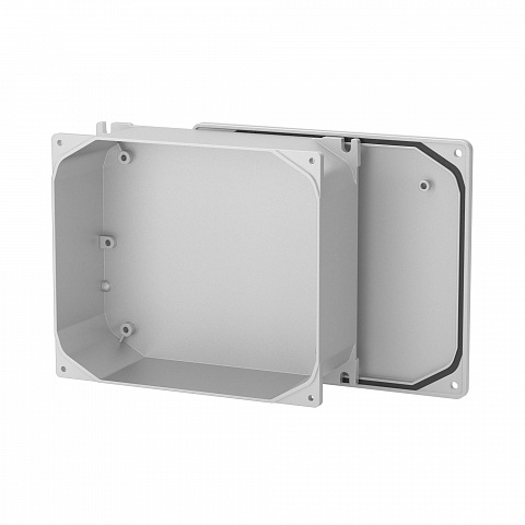 DKC Коробка ответвительная алюминиевая окрашенная, IP66/IP67, RAL9006, 239х202х85мм