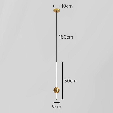Подвесной светильник Imperium Loft Wand Vrt B H50 Brass 345104-23