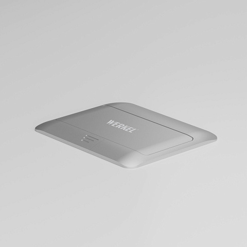 Лючки для розеток Werkel W8074065 серебряный