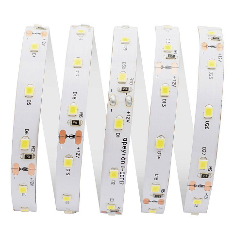 Светодиодная лента Apeyron 9,6W/m 60LED/m 2835SMD дневной белый 5M 00-130