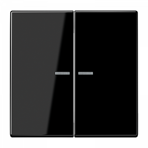 JUNG LS 990 Черная Клавиша 2-ая с/п