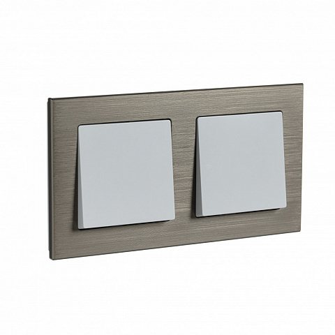 Systeme Electric AtlasDesign Nature Металл латунь Рамка 2-ая