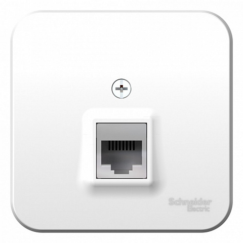 Systeme Electric Blanca наруж Бел Розетка компьютерная RJ45, кат.5E, изолир. пластина