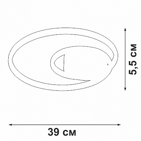 Накладной светильник Vitaluce V3969-1/1PL