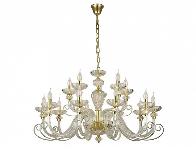 Подвесная люстра Newport 8620+5/C mat.soft gold clear М0071529
