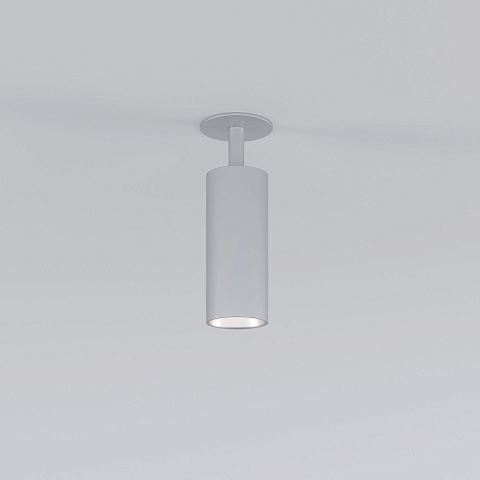 Встраиваемый светильник Elektrostandard Diffe серебряный 10W 4200K (25052/LED)