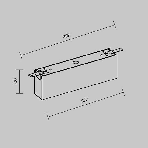 Коробка для драйвера Maytoni O-TR001-BX-W
