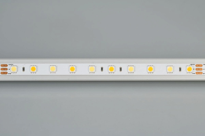 Светодиодная лента Arlight 14,4W/m 60LED/m 5060SMD холодный/теплый белый 5M RT-B60-10mm 24V White-MIX 025213(1)