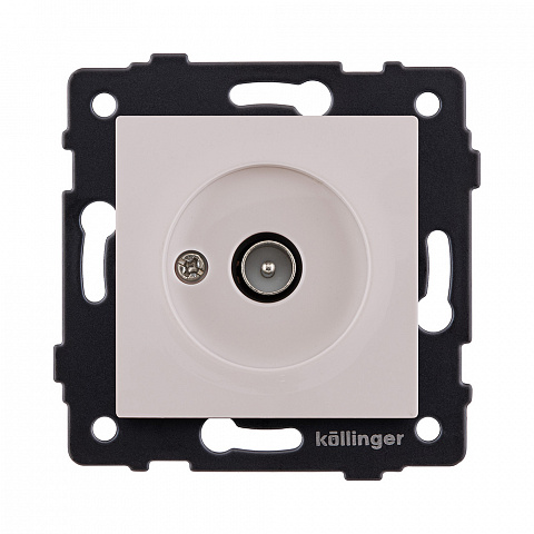 Розетка TV (папа), кашемир матовый Kollinger REA-007CM для Aspekt, Eleganz, Reflex