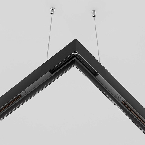 Коннектор питания угловой Maytoni Technical Exility Busbur TRA034CPC-42B-15