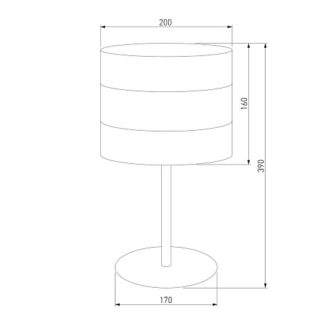Настольная лампа TK Lighting 5056 Tago White