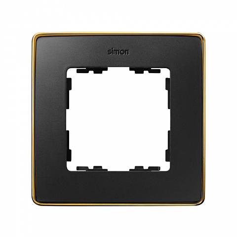 Simon 82 Detail Графит, основание золото Рамка 1-ая