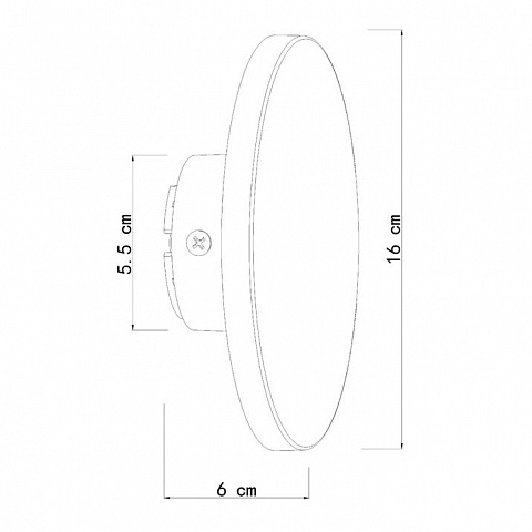 Уличный настенный светодиодный светильник Arte Lamp Nimbo A4412AL-1BK