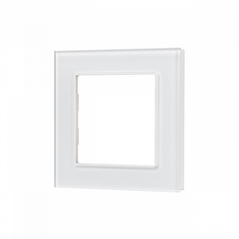 Рамка стеклянная FRM-GLARE-GS-1-WH Arlight 043786