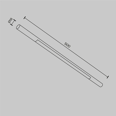 Светильник на шине Maytoni C100CL-L500-12W3-6K-BS