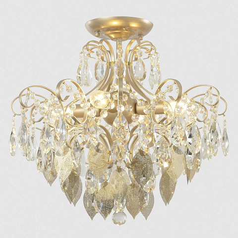 Потолочная люстра Crystal Lux Esmiralda PL4 Gold