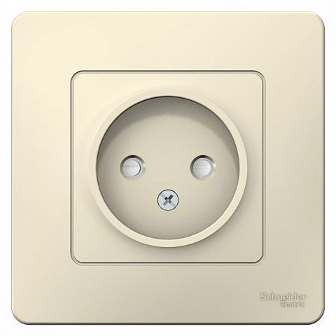 Systeme Electric Blanca внутр Молочная Розетка б/з со шторками, 16А, 250В
