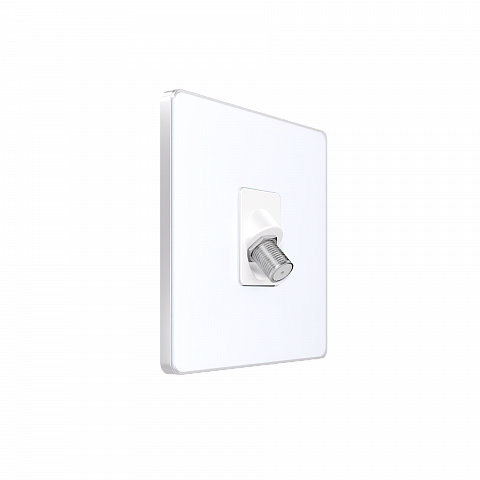 Systeme Electric Systeme Infinity Арктический лед Розетка телевизионная TV/FM/SAT 5-2400MГц