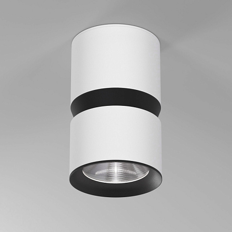 Накладной светильник Elektrostandard 25049/LED 12W 4000К белый/чёрный