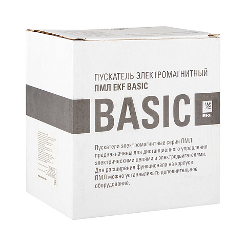 EKF Basic Пускатель электромагнитный серии ПМЛ-4160ДМ 80А 230В  Basic