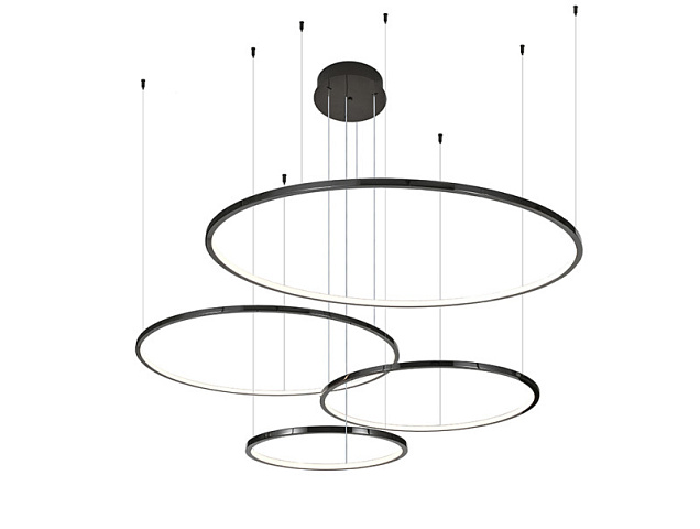 Каскадная люстра Newport 15104/S black glossy
