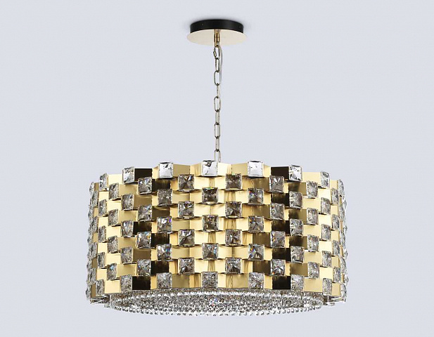 Подвесная люстра с хрусталем Ambrella light High Light LH41009