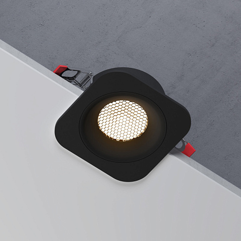 Встраиваемый светильник Elektrostandard 15276/LED 10W 3000K черный