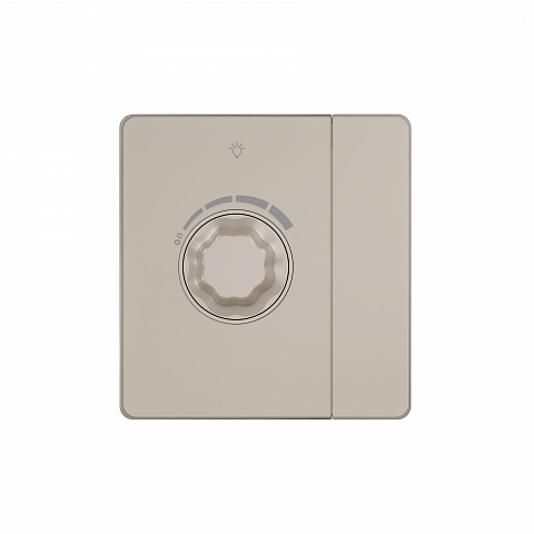 Systeme Electric Systeme Infinity Песчаный берег Светорегулятор TRIAC c выключателем 300Вт