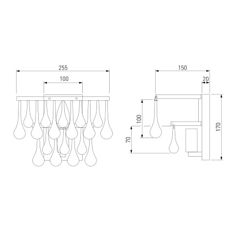 Бра Bogates Gutta 476/1 a068862