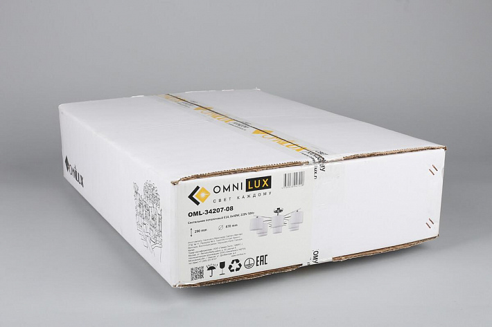 Люстра на штанге Omnilux OML-34207-08