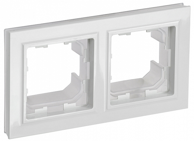 IEK BRITE BASE Белый Рамка 2-м IP44 РУ-2-БрБ-44