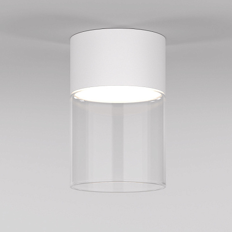 Накладной светильник Elektrostandard 25047/LED 10W 4000К белый/прозрачный