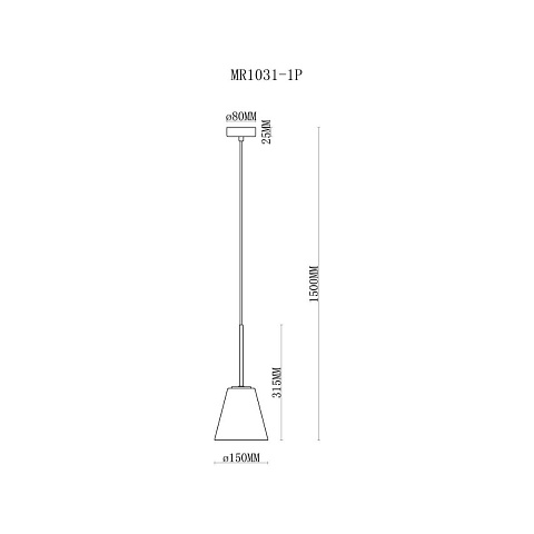 Подвесной светильник MyFar Stiven MR1031-1P