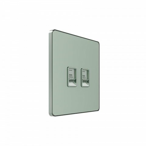 Systeme Electric Systeme Infinity Таежное утро Розетка информационная RJ-45 кат.5e 2-я