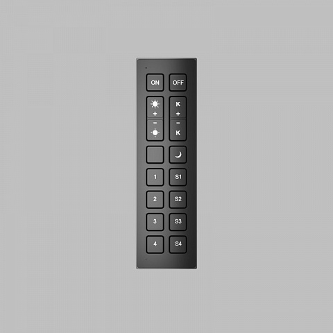 DK7302-BK Пульт управления Zigbee, алюминий, черный