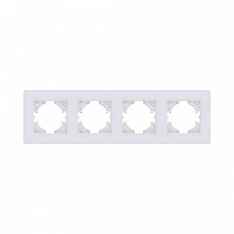 Рамка 4-постовая, белый Kollinger Eleganz Acryl EA4WH