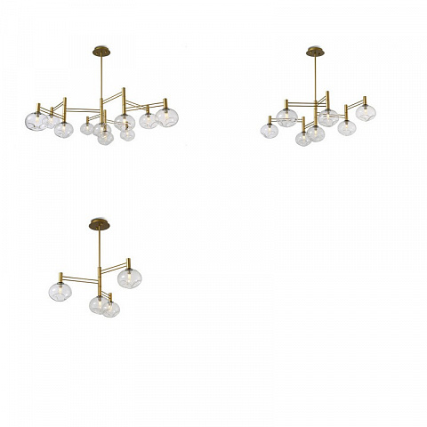 Подвесная люстра Imperium Loft Temper L10 Gold 229051-26