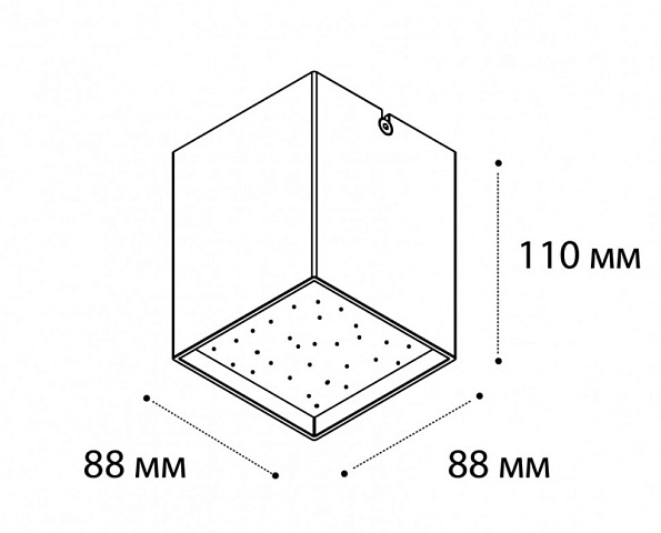 Накладной светильник ITALLINE DL 3028 white 3000K