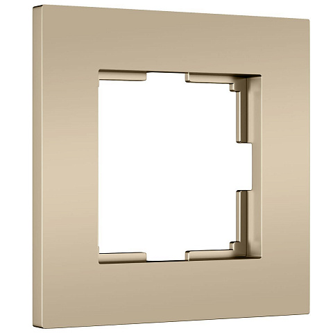 Рамка на 1 пост Slab шампань софт W0012911 a071623