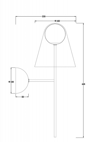 Бра Freya FR5382WL-01BS