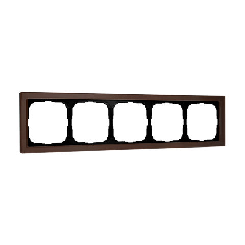 Systeme Electric ArtGallery Pure Органическое стекло Мокко Рамка 5-ая