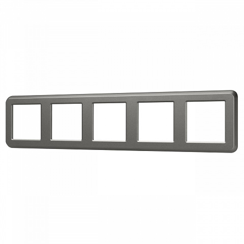 Рамка пластиковая FRM-VERSA-PL-5-GR Arlight 045192