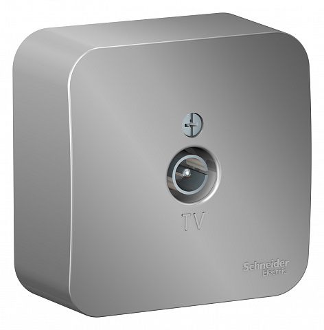Systeme Electric Blanca наруж Алюминий Розетка TV, изолир. пластина
