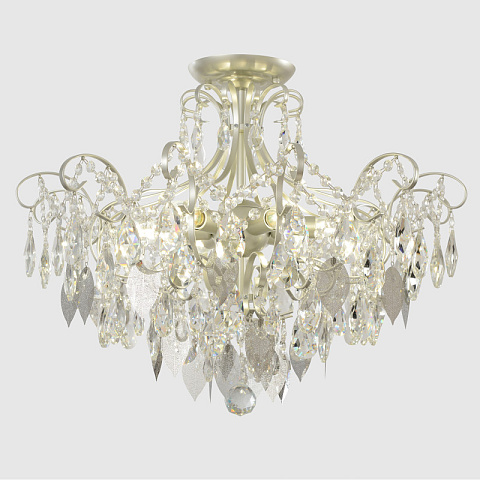 Накладная люстра Crystal Lux ESMIRALDA PL6 SILVER
