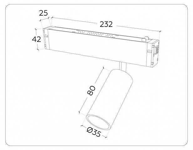 Светильник на шине Ambrella Light GL1201