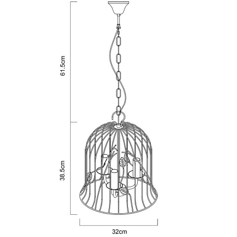 Подвесной светильник ARTE Lamp A1878SP-3WG