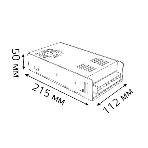 Блок питания Gauss 360W 24V IP20 202002400