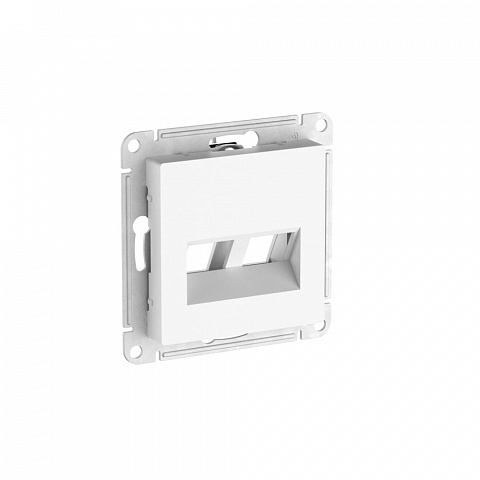 Systeme Electric AtlasDesign Лотос Накладка двойная для информационных функций типа Keystone